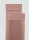 Mango Chaussette Rose Clair - Femme - Taille Unique -  In Pink