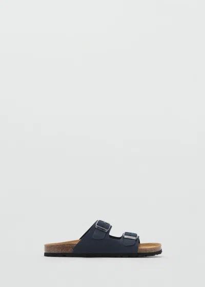 Mango Slippers Blue