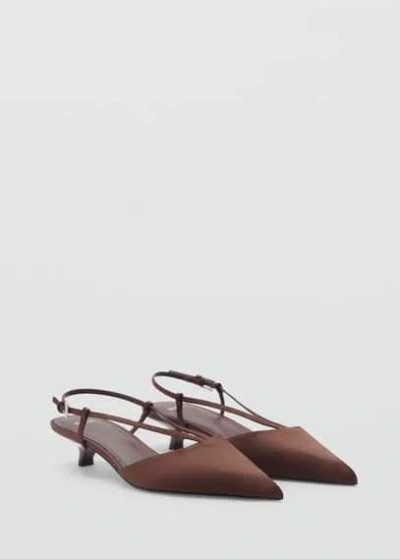 Mango Chaussures Chocolat - Femme - 39 -