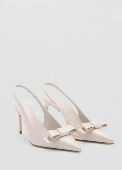Mango Chaussures Vernies Naud In White