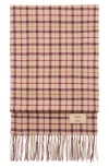 Mango Check Wool Scarf In Multi