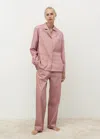 Mango Chemise Coton Garment-dyed Rose Géranium - Femme - M -