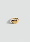 Mango Seal Ring Gold