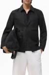 Mango Chore Jacket In Black