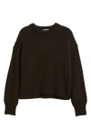 Mango Chunky Knit Sweater In Brown