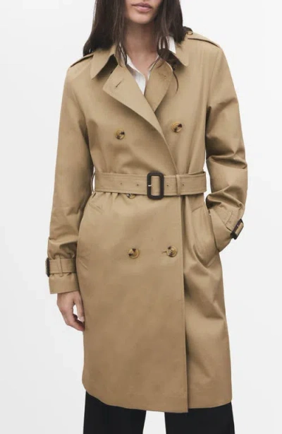 MANGO MANGO CLASSIC BELTED TRENCH COAT