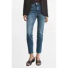 Mango Claudia Slim-fit Cropped Jeans Dark Blue In Blue