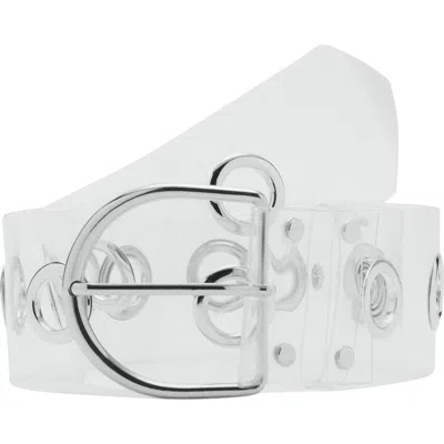 Mango Clear Belt In Gray