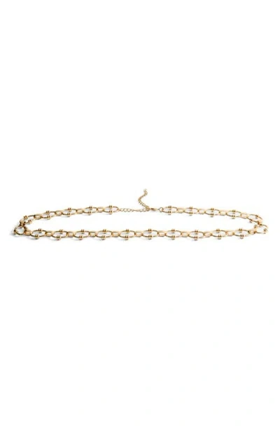 Mango Cloti Chain Belt In Gold