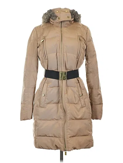 Pre-owned Mango Coat In Brown