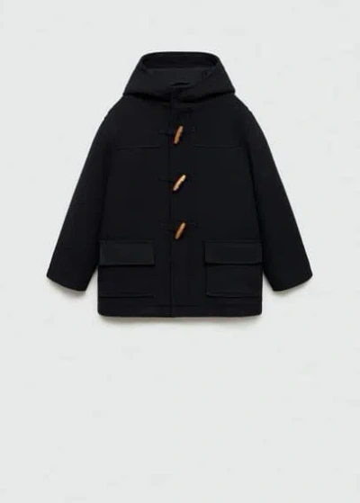 Mango Manteau In Bleu Marine Foncé