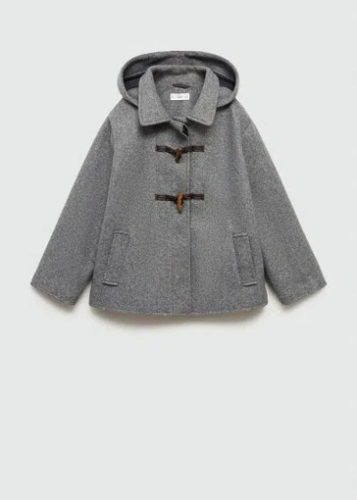 Mango Kids' Manteau In Gris