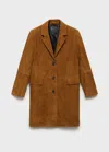Mango Coat Medium Brown In Medium Brown