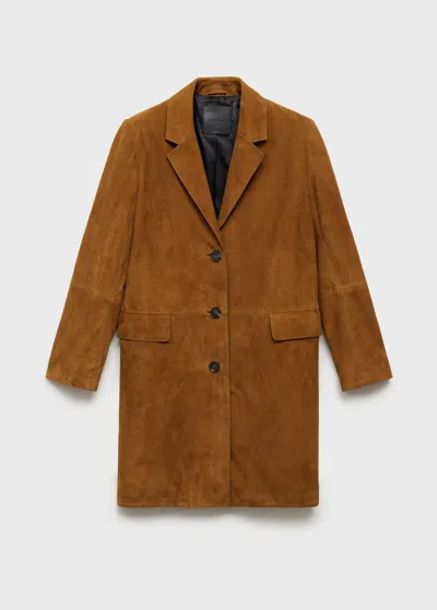 Mango Coat Medium Brown