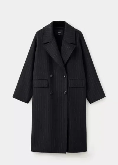 Mango Coat Picarol In Black