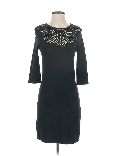 Pre-owned Mango Cocktail Dress In Black