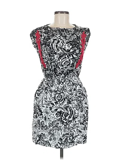 Pre-owned Mango Cocktail Dress In Black