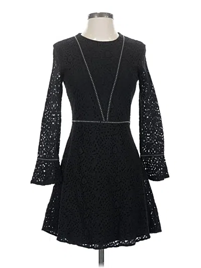 Pre-owned Mango Cocktail Dress In Black