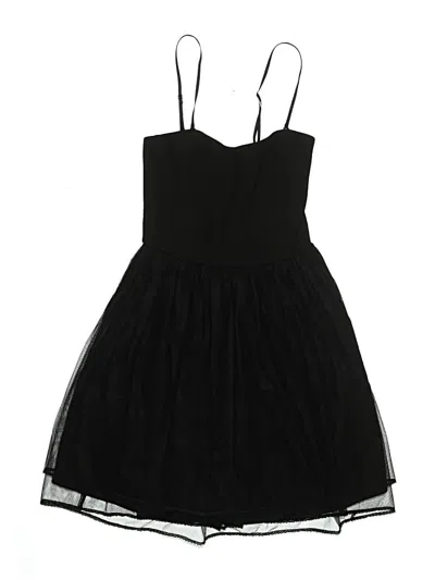 Pre-owned Mango Cocktail Dress In Black