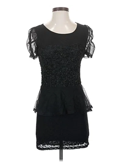 Pre-owned Mango Cocktail Dress In Black