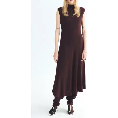 MANGO MANGO COCO MOCK NECK SLEEVELESS DRESS