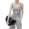Mango Coco Sleeveless Linen Blend Button-up Shirt In Black