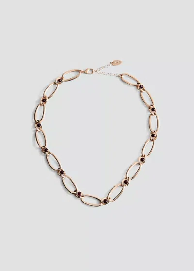 Mango Collier Chaîne Fine In Or
