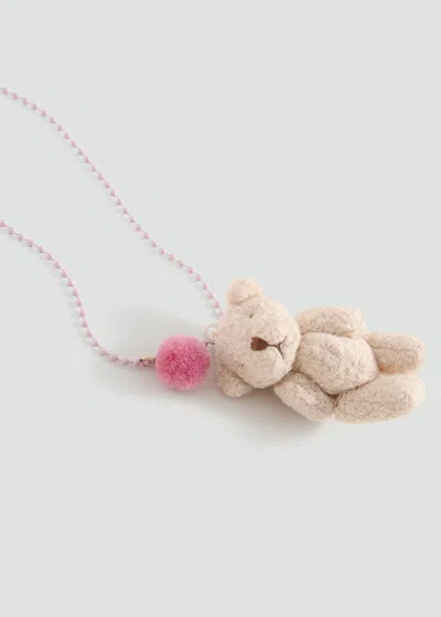 Mango Collier Combiné Rose Pâle - Enfants - Taille Unique -  Kids In Multi