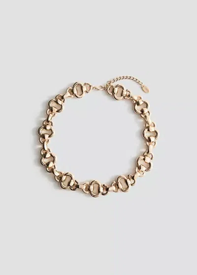 Mango Collier Maxi Maillons In Or