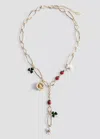 Mango Collier Perles Fleurs In Or