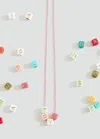 Mango Collier Perles Lettres Or - Enfants - Taille Unique -  Kids In Multi