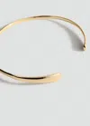 Mango Collier Ras-de-cou Rigide Or - Femme - Taille Unique -