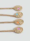 Mango Colliers Best Friends Or - Enfants - Taille Unique -  Kids In Gold