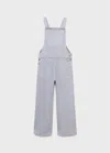 Mango Long Denim Jumpsuit In Blue