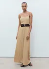 Mango Shift Long Jumpsuit Medium Brown