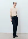 Mango Combined-design Sweater Ecru In Neutral