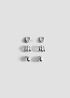 Mango Combined Earring Set In Silver