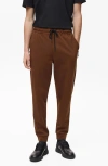 Mango Comfort Joggers In Burnt Orange