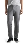 Mango Comfort Stretch Chinos In Gray