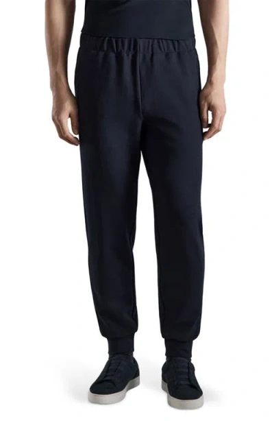Mango Comfort Stretch Joggers In Blue