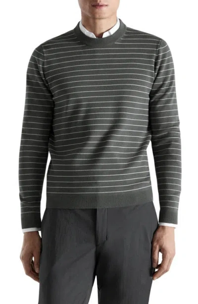 Mango Comfort Stretch Stripe Jersey Sweater In Multi