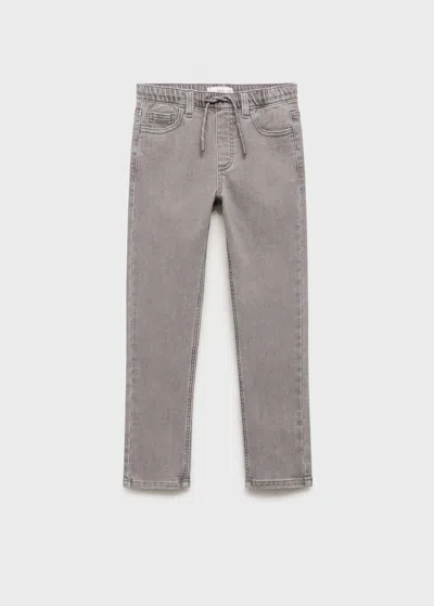 Mango Jean Comfy Cordon Gris Denim - Enfants - 12 -  Kids In Gray