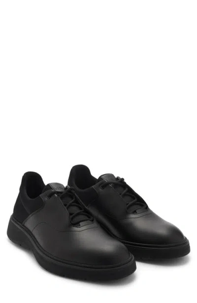 Mango Coolmax® Leather Sneaker In Black