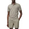 Mango Coolmax® Slim Fit Polo In Gray