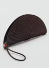 Mango Pochette G- Chocolat - Femme - Taille Unique -  In Chocolat