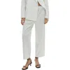 Mango Linen-blend Culotte Suit Trousers White In White