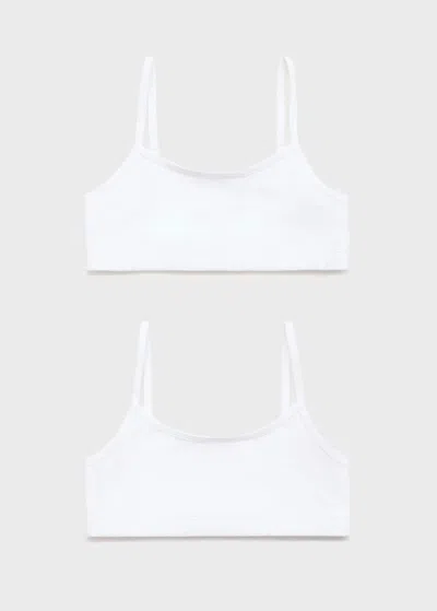 Mango Soutien-gorge Bandeau Coton Blanc Cassé - Enfants - 11-12 Ans -  Kids In White