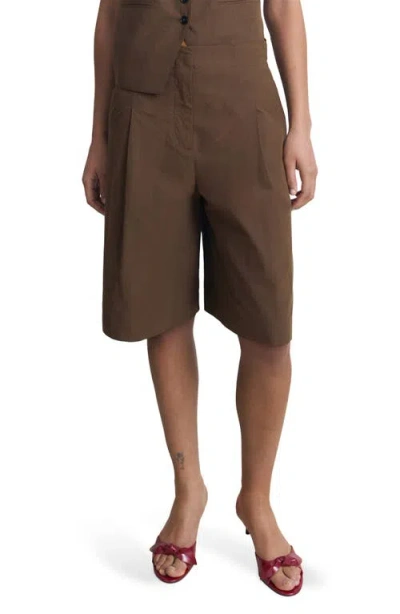 Mango Cotton Bermuda Shorts