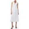 Mango Cotton Blend Halter Midi Dress