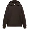 Mango Cotton Blend Hoodie In Brown